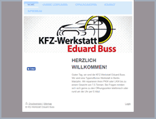 Tablet Screenshot of kfz-buss.de